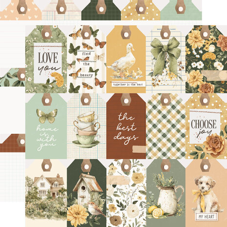 Simple Stories PRE-ORDER Simple Vintage Cottage Charm 12x12 Inch Collection Kit (28000)