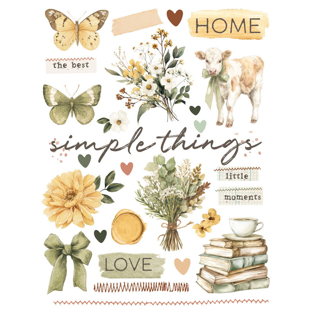 Simple Stories PRE-ORDER Simple Vintage Cottage Charm Rub Ons (28029) Simple Stories PRE-ORDER Simple Vintage Cottage Charm Rub Ons (28029)