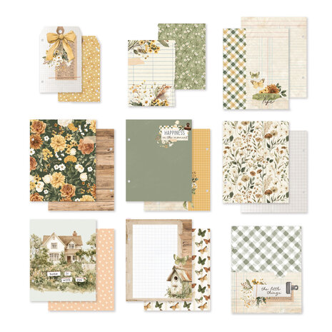 Simple Stories PRE-ORDER Simple Vintage Cottage Charm SN@P! 6x8 Inch Binder Inserts (28035)