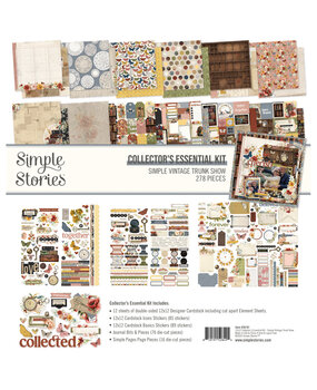 Simple Stories PRE-ORDER Simple Vintage Trunk Show Collectors Essential Kit (28101)