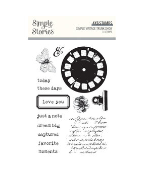 Simple Stories PRE-ORDER Simple Vintage Trunk Show Stamps (28124)