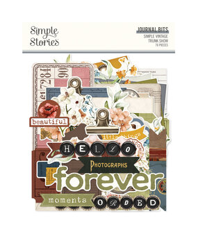 Simple Stories PRE-ORDER Simple Vintage Trunk Show Journal Bits (28127)