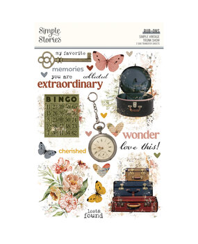 Simple Stories PRE-ORDER Simple Vintage Trunk Show Rub Ons (28129)