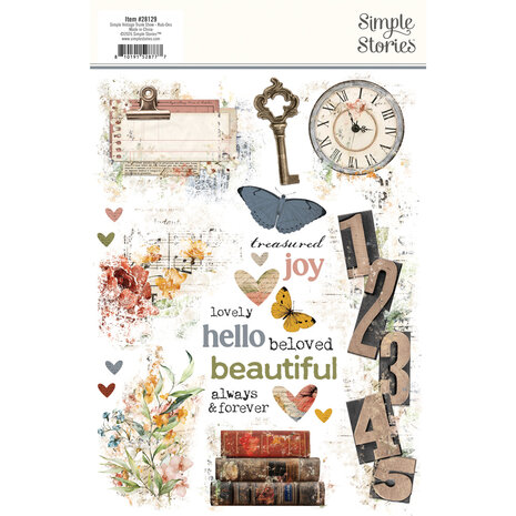 Simple Stories PRE-ORDER Simple Vintage Trunk Show Rub Ons (28129)