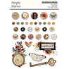 Simple Stories PRE-ORDER Simple Vintage Trunk Show Decorative Brads (28131)