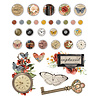 Simple Stories PRE-ORDER Simple Vintage Trunk Show Decorative Brads (28131)