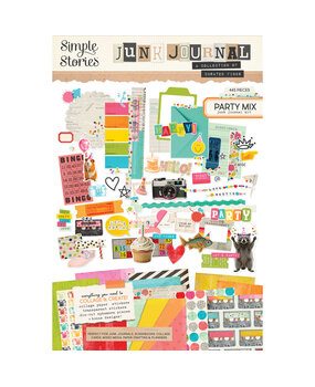 Simple Stories PRE-ORDER Junk Journal Kit Party Mix (27900)