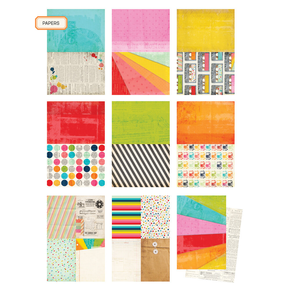 Simple Stories PRE-ORDER Junk Journal Kit Party Mix (27900)