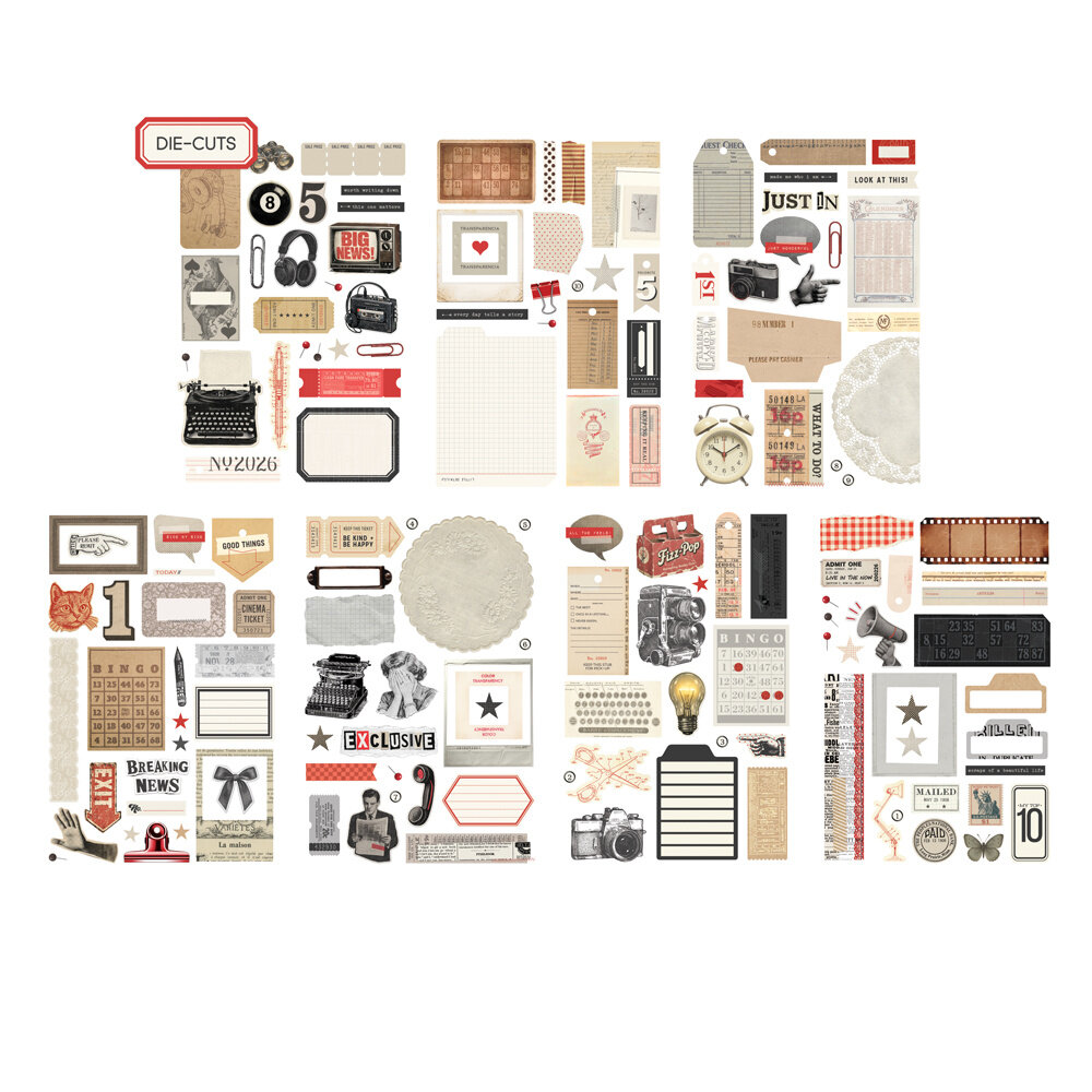 Simple Stories PRE-ORDER Junk Journal Kit Analog (27901)