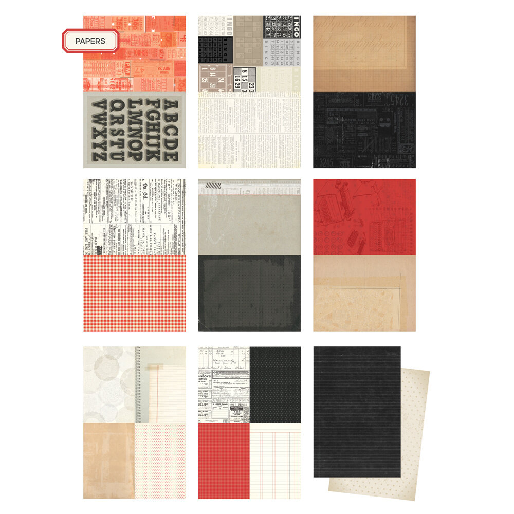 Simple Stories PRE-ORDER Junk Journal Kit Analog (27901)