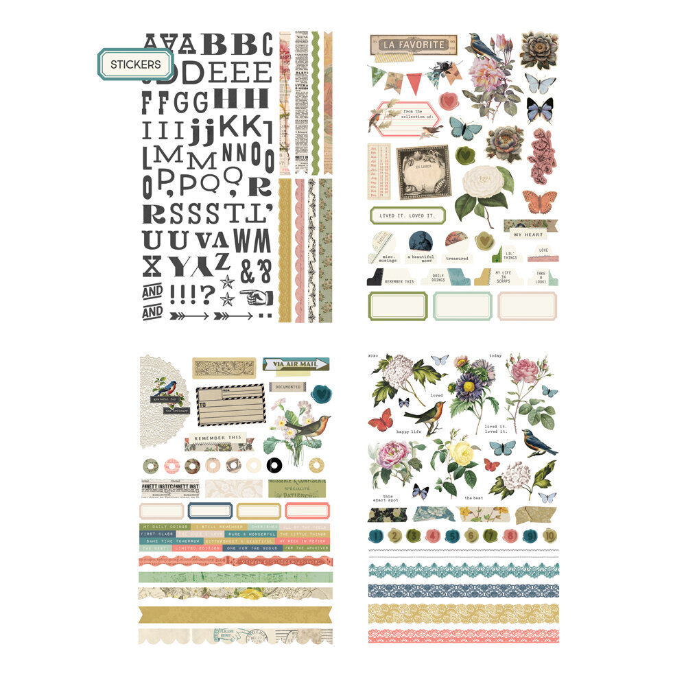 Simple Stories PRE-ORDER Junk Journal Kit Beautiful Junk (27902)