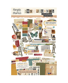 Simple Stories PRE-ORDER Junk Journal Kit Art Studio (27904)