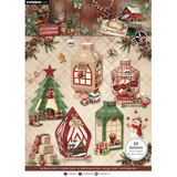 Studio Light Cottage Christmas DIY Lanterns A4 Die-Cut Paper Pad (SL-CC-DCPP515)