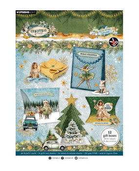 Studio Light PRE-ORDER Christmas Forest DIY Lanterns A4 Die-Cut Paper Pad (SL-CC-DCPP514)
