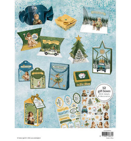 Studio Light PRE-ORDER Christmas Forest DIY Lanterns A4 Die-Cut Paper Pad (SL-CC-DCPP514)