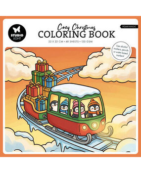 Studio Light Polar Magic 8x8 Inch Cozy Christmas Coloring Book (SL-ES-CB12)