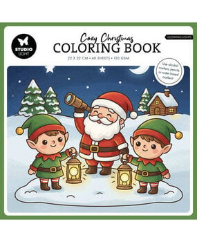 Studio Light PRE-ORDER Glowing Lights 8x8 Inch Cozy Christmas Coloring Book (SL-ES-CB14) Studio Light PRE-ORDER Glowing Lights 8x8 Inch Cozy Christmas Coloring Book (SL-ES-CB14)