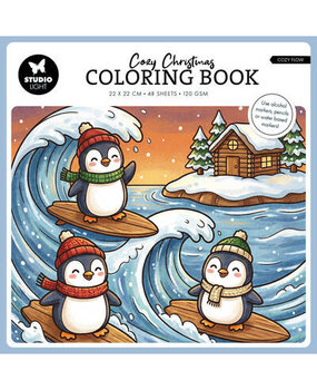 Studio Light Cozy Flow 8x8 Inch Cozy Christmas Coloring Book (SL-ES-CB16)