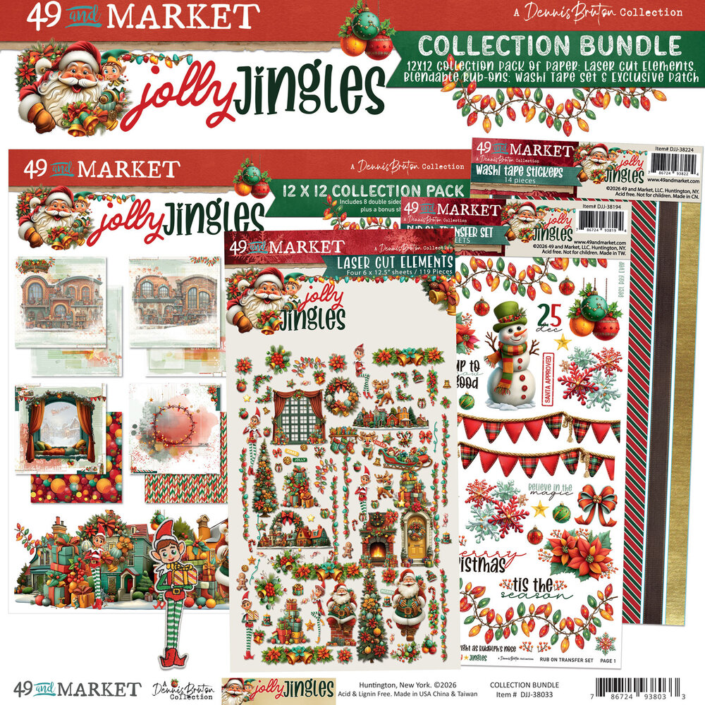 49 and Market PRE-ORDER Jolly Jingles Bundle with Patch (DJJ-38033) 49 and Market PRE-ORDER Jolly Jingles Bundle with Patch (DJJ-38033)