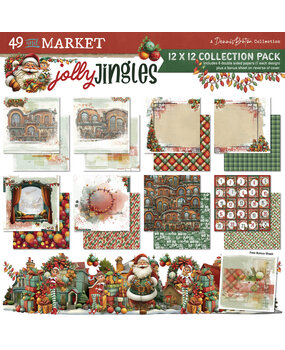 49 and Market PRE-ORDER Jolly Jingles 12x12 Inch Collection Pack (DJJ-38040)