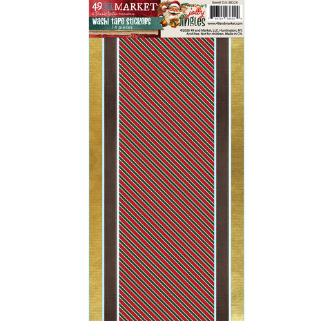 49 and Market PRE-ORDER Jolly Jingles Washi Sticker Set (DJJ-38224)
