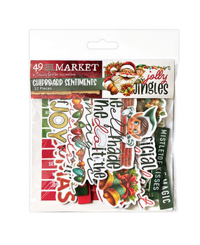 49 and Market PRE-ORDER Jolly Jingles Chipboard Set (DJJ-38231)