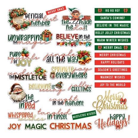 49 and Market PRE-ORDER Jolly Jingles Chipboard Set (DJJ-38231)