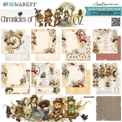 49 and Market PRE-ORDER Chronicles of Oz 12x12 Inch Collection Pack (JCO-38279) 49 and Market PRE-ORDER Chronicles of Oz 12x12 Inch Collection Pack (JCO-38279)