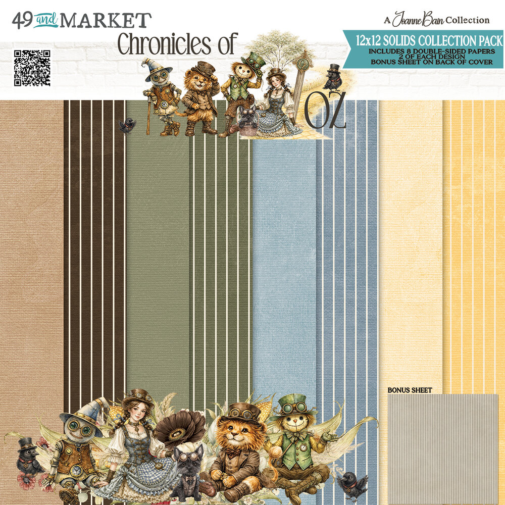 49 and Market PRE-ORDER Chronicles of Oz 12x12 Inch Solids Collection Pack (JCO-38286) 49 and Market PRE-ORDER Chronicles of Oz 12x12 Inch Solids Collection Pack (JCO-38286)