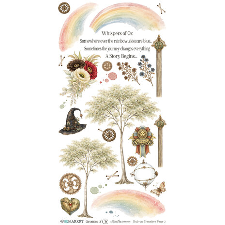 49 and Market PRE-ORDER Chronicles of Oz 6x12 Inch Blendable Rub-on Transfer Set (JCO-38439) 49 and Market PRE-ORDER Chronicles of Oz 6x12 Inch Blendable Rub-on Transfer Set (JCO-38439)