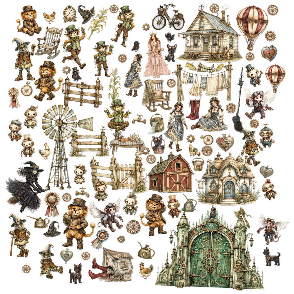 49 and Market PRE-ORDER Chronicles of Oz Laser Cut Elements (JCO-38446) 49 and Market PRE-ORDER Chronicles of Oz Laser Cut Elements (JCO-38446)