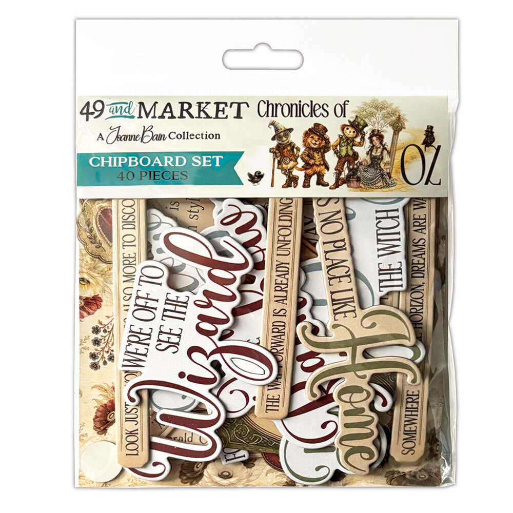 49 and Market PRE-ORDER Chronicles of Oz Chipboard Set (JCO-38484) 49 and Market PRE-ORDER Chronicles of Oz Chipboard Set (JCO-38484)
