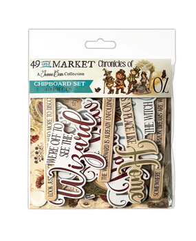 49 and Market PRE-ORDER Chronicles of Oz Chipboard Set (JCO-38484) 49 and Market PRE-ORDER Chronicles of Oz Chipboard Set (JCO-38484)