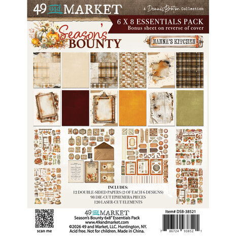 49 and Market PRE-ORDER Season's Bounty 6x8 Inch Collection Pack (DSB-38521)