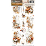 49 and Market PRE-ORDER Season's Bounty 6x12 Inch Essential Rub-on Transfer Set (DSB-38651)