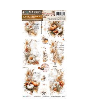 49 and Market PRE-ORDER Season's Bounty 6x12 Inch Essential Rub-on Transfer Set (DSB-38651) 49 and Market PRE-ORDER Season's Bounty 6x12 Inch Essential Rub-on Transfer Set (DSB-38651)
