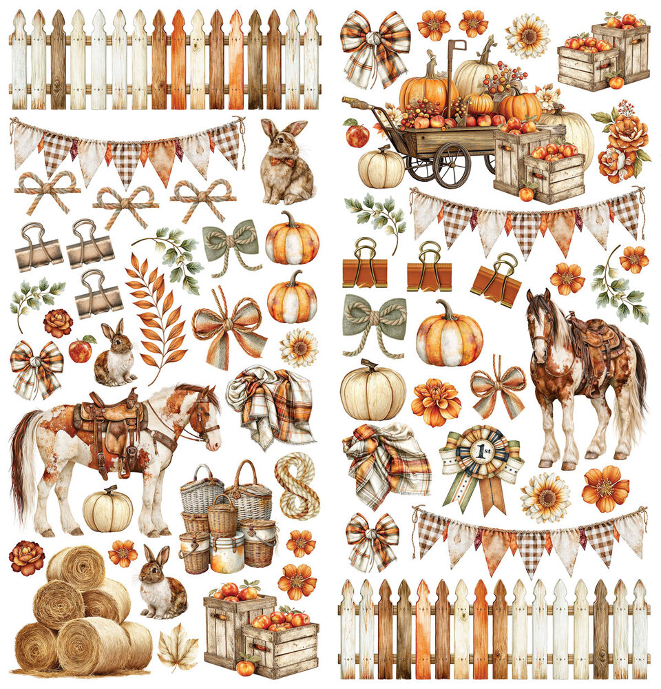 49 and Market PRE-ORDER Season's Bounty Laser Cut Elements (DSB-38675)
