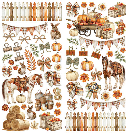 49 and Market PRE-ORDER Season's Bounty Laser Cut Elements (DSB-38675)