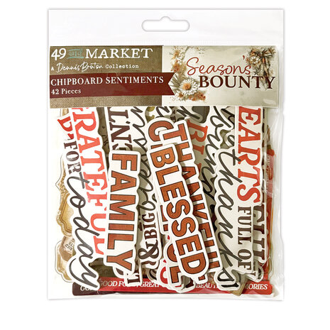 49 and Market PRE-ORDER Season's Bounty Chipboard Set (DSB-38712)