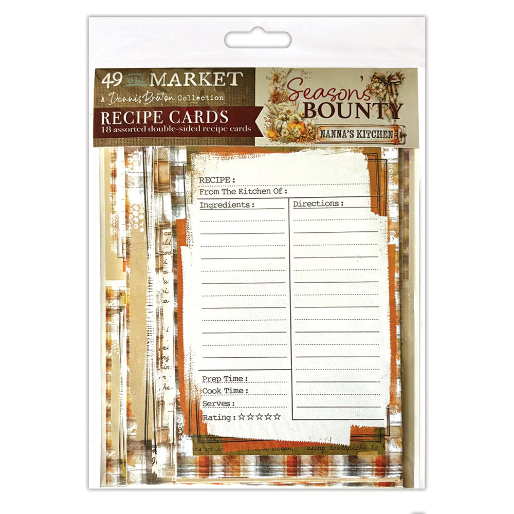 49 and Market PRE-ORDER Season's Bounty Recipe Cards (DSB-38729) 49 and Market PRE-ORDER Season's Bounty Recipe Cards (DSB-38729)