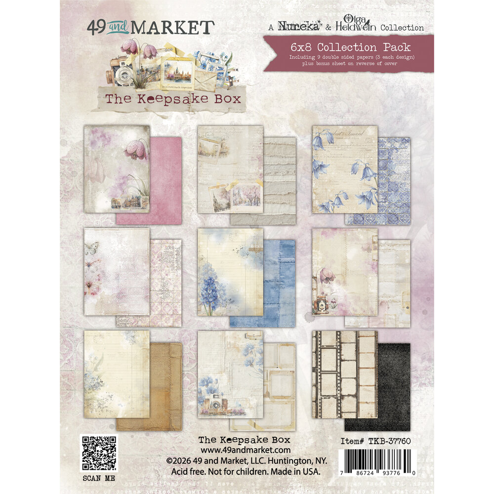 49 and Market PRE-ORDER The Keepsake Box 6x8 Inch Collection Pack (TKB-37760) 49 and Market PRE-ORDER The Keepsake Box 6x8 Inch Collection Pack (TKB-37760)