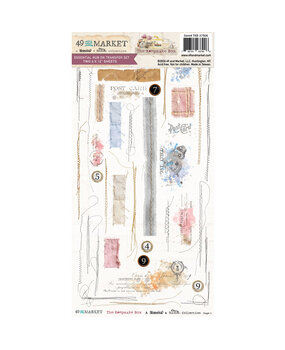 49 and Market The Keepsake Box 6x12 Inch Essential Rub-on Transfer Set (TKB-37906) 49 and Market The Keepsake Box 6x12 Inch Essential Rub-on Transfer Set (TKB-37906)