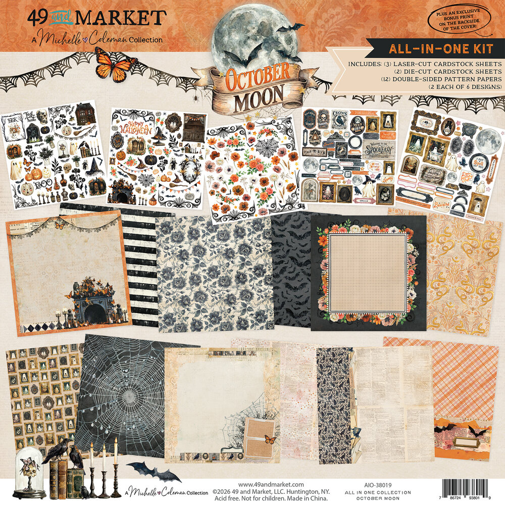 49 and Market PRE-ORDER All-In-One Card Kit October Moon (AIO-38019)