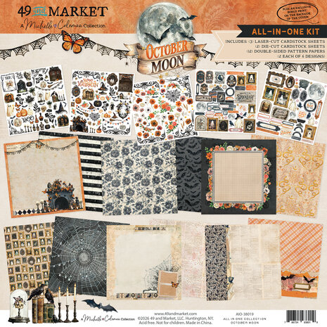 49 and Market PRE-ORDER All-In-One Card Kit October Moon (AIO-38019)