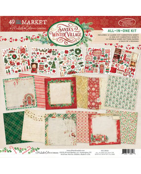 49 and Market PRE-ORDER All-In-One Card Kit Santa's Winter Village (AIO-38026)