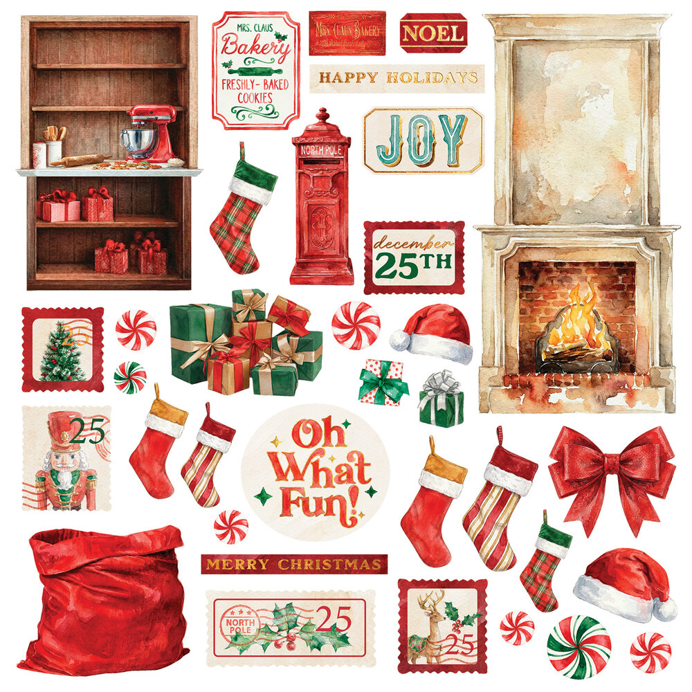 49 and Market PRE-ORDER All-In-One Card Kit Santa's Winter Village (AIO-38026)