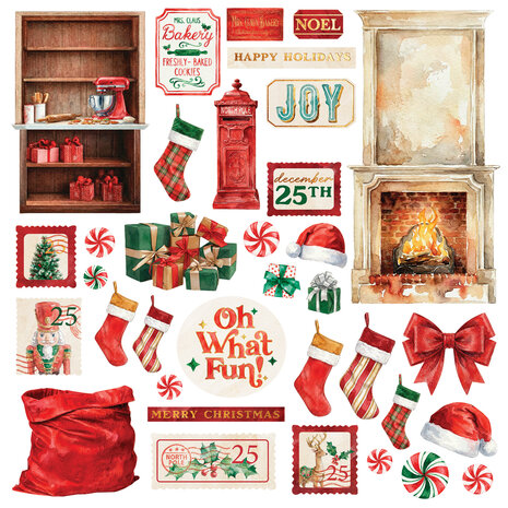 49 and Market PRE-ORDER All-In-One Card Kit Santa's Winter Village (AIO-38026)