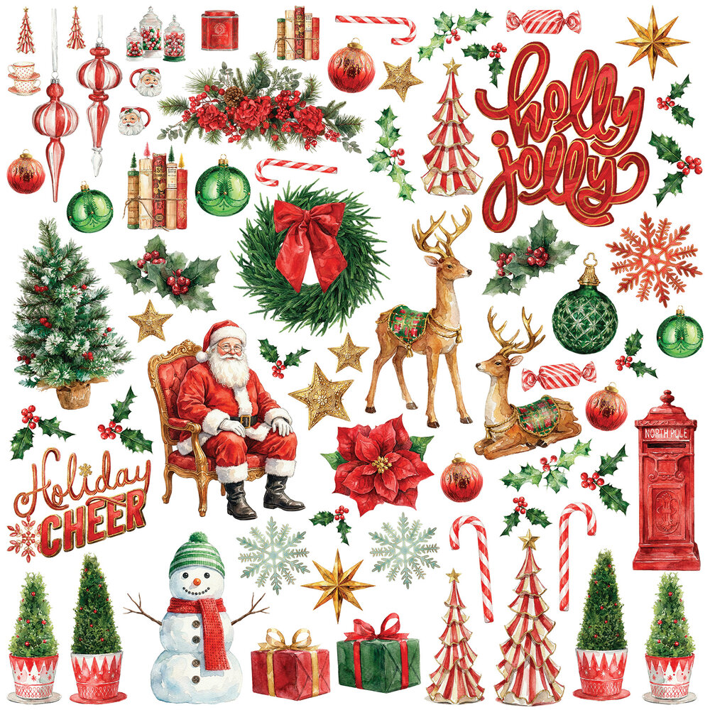 49 and Market PRE-ORDER All-In-One Card Kit Santa's Winter Village (AIO-38026)