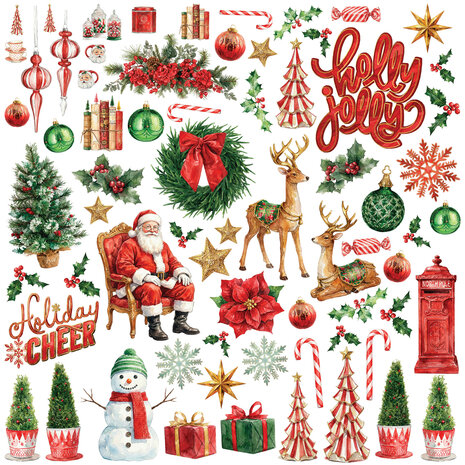 49 and Market PRE-ORDER All-In-One Card Kit Santa's Winter Village (AIO-38026)