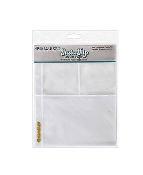 49 and Market InstaFlip Pocket Page Refills 3 Pockets (FP-38255) 49 and Market InstaFlip Pocket Page Refills 3 Pockets (FP-38255)